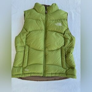 NWOT Women’s The North Face Mauve green Puffer Vest M
